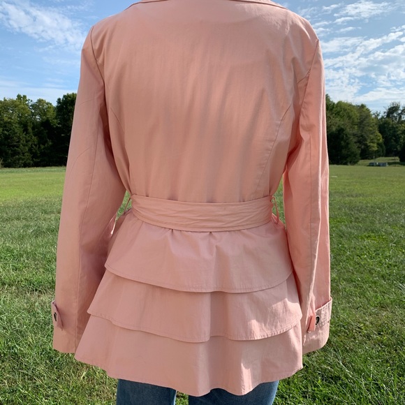 Pink Cynthia Rowley Tie Jacket - Picture 2 of 3